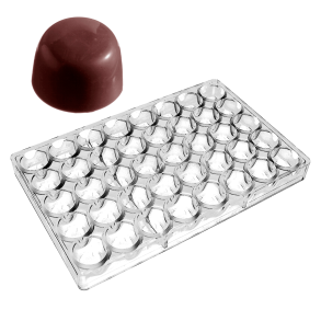 Chokoladeform Flad Kegle