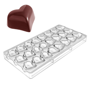 Chokoladeform Hjerte Lille Puf