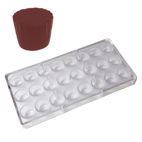 Chokoladeform Rund Kop