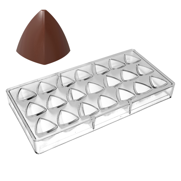Chokoladeform Pyramide
