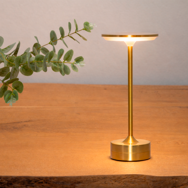 ENJOY LED bordlampe m. touch - Messing