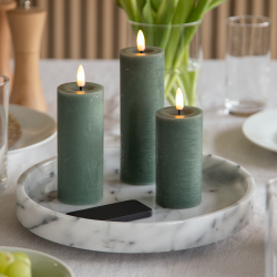 ENJOY LED bloklys 3-pak 4,8 cm - Grn