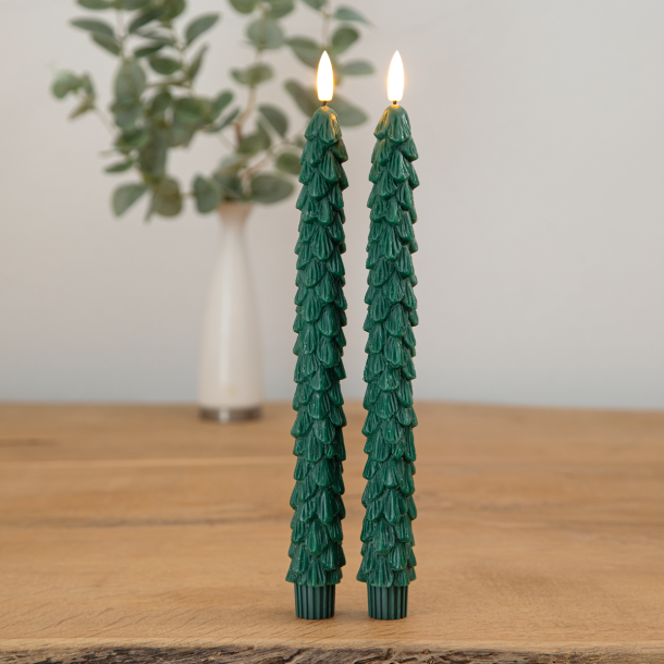 ENJOY LED juletrslys 2-pak 2,2xH26 cm - Grn