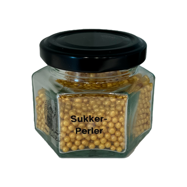 Sukkerperler Guld 4 mm