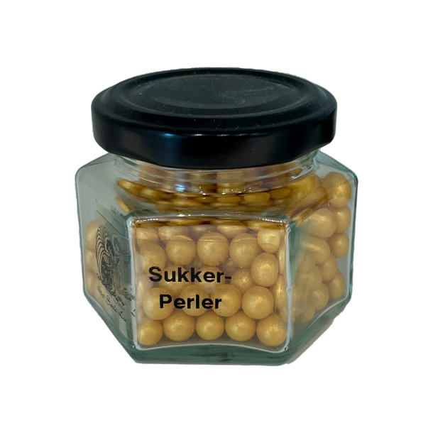 Sukkerperler Guld 8 mm